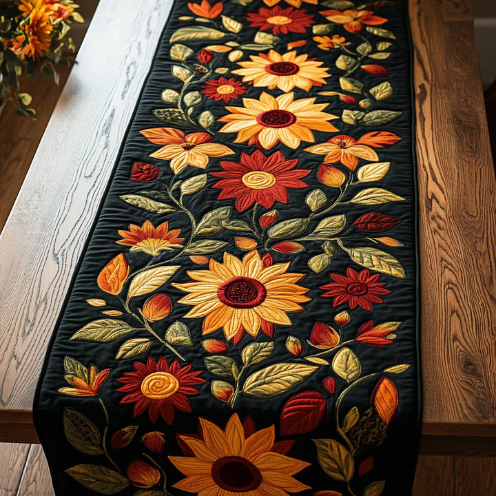 Gequilted Tafelkleed - Herfst Zonnebloemen