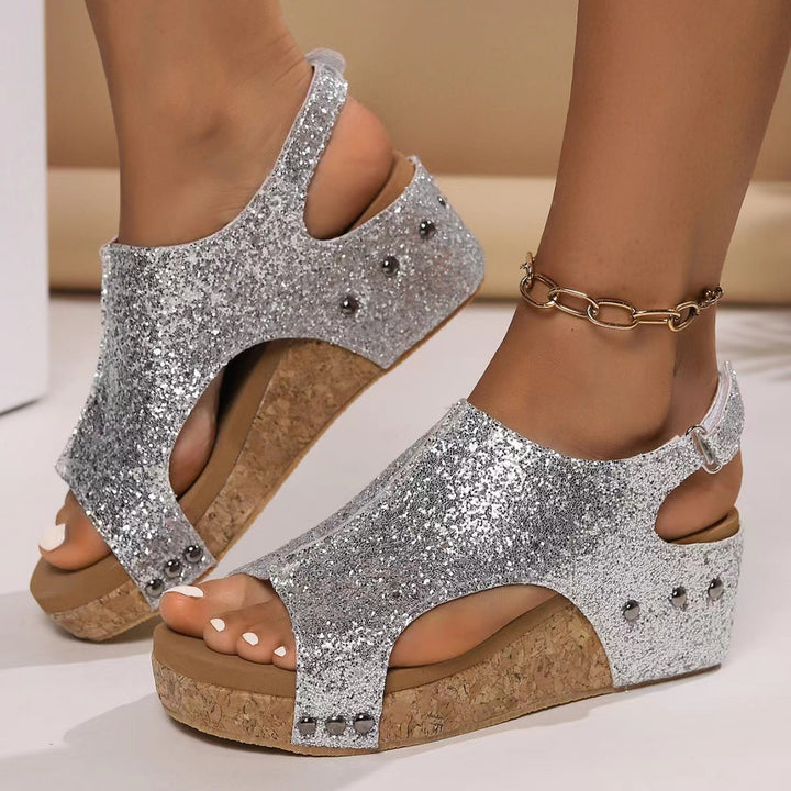 Dieuwke | Sandalen met sleehak