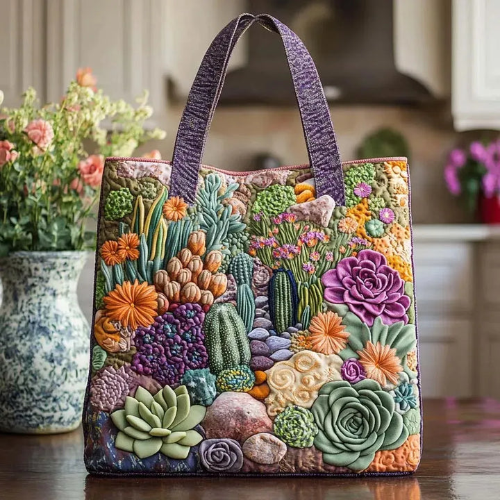 Ambachtelijke tas - Succulententuin