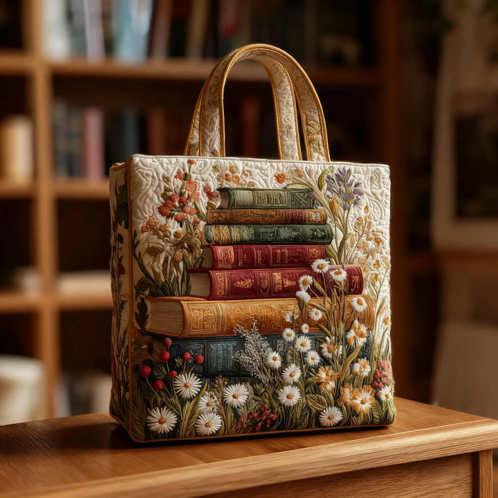 Handgemaakte Gewatteerd Tas - Bloemenmotief