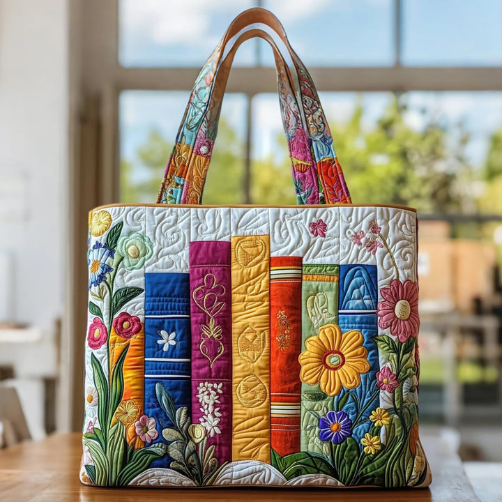 Handgemaakte tas - Bloemenbibliotheek