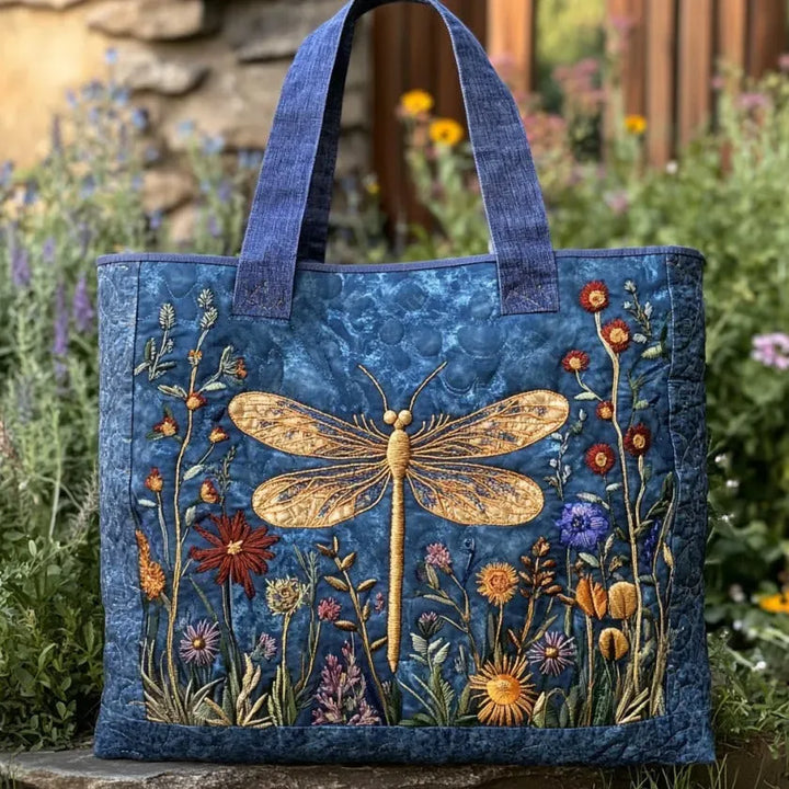 Geknoopte Tas - Gouden Libelle