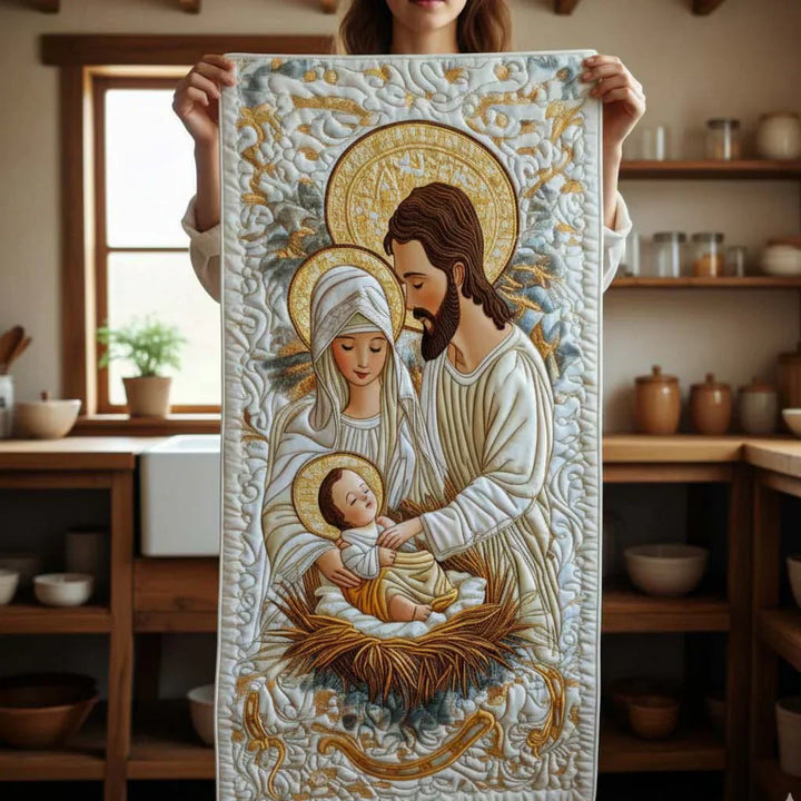 Gequilt Tafelkleed - Licht van Bethlehem