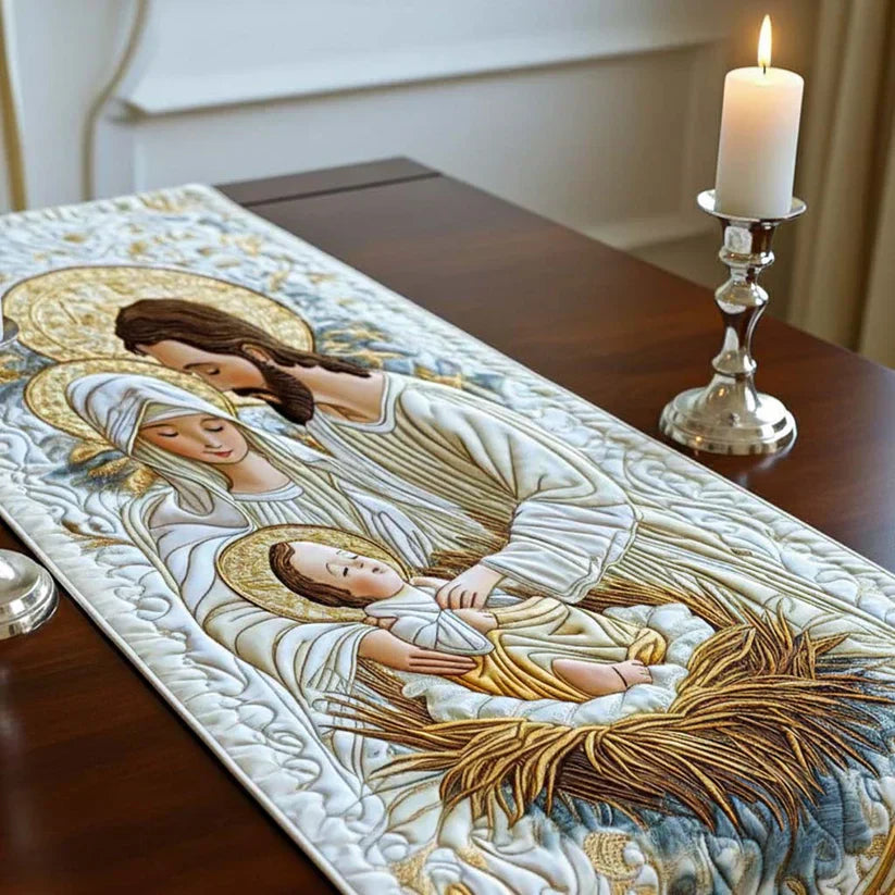 Gequilt Tafelkleed - Licht van Bethlehem