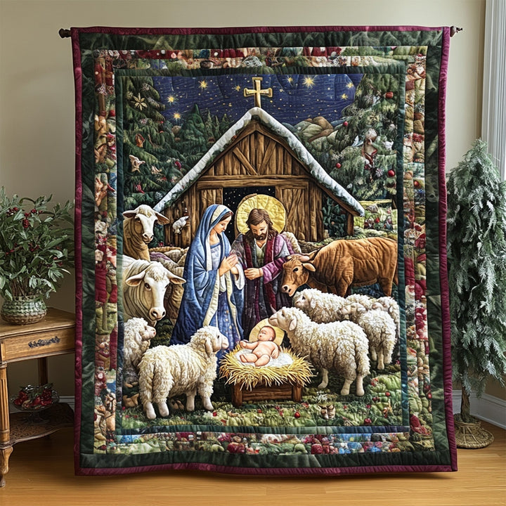 Wendy - Textiele wandkunst Kerst Bethlehem