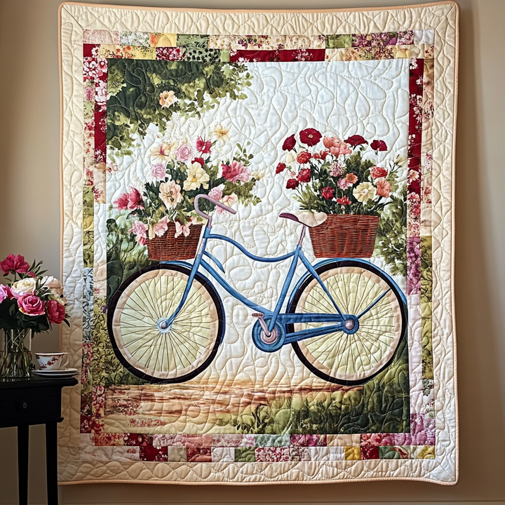 Lisa - Textiele wandkunst Wielen Bloeiende