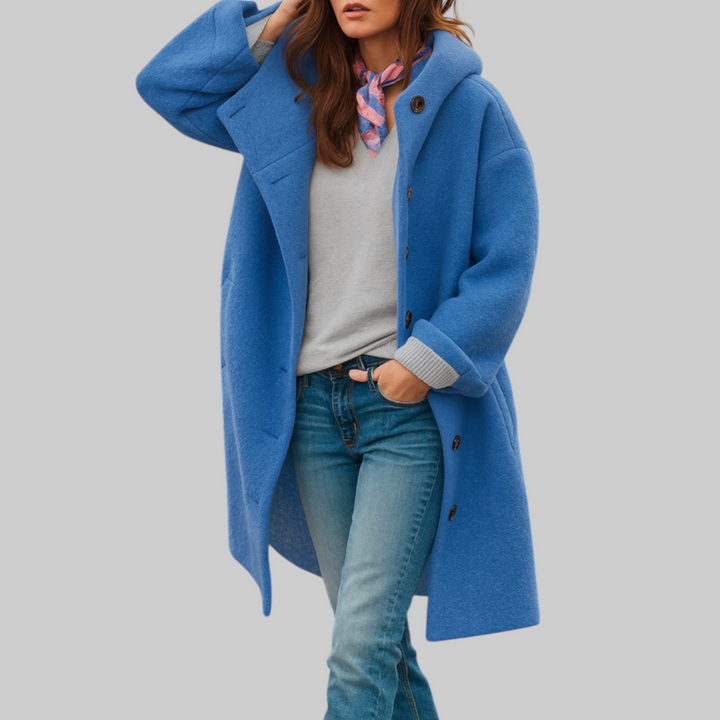 Freja | comfortabele halflange mantel voor elke dag