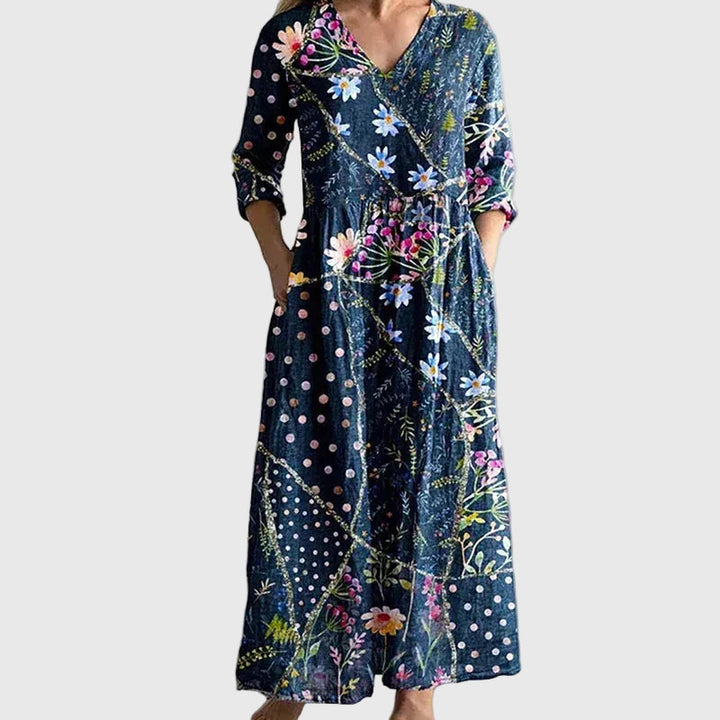 Saule | Sierlijke maxi-jurk