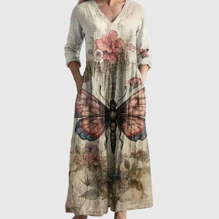 Saule | Sierlijke maxi-jurk