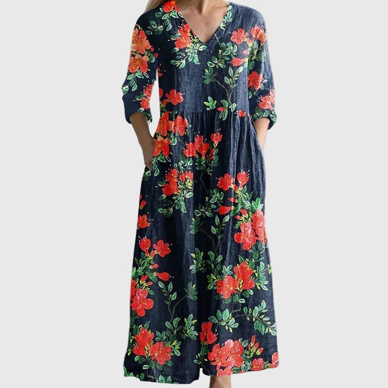 Saule | Sierlijke maxi-jurk