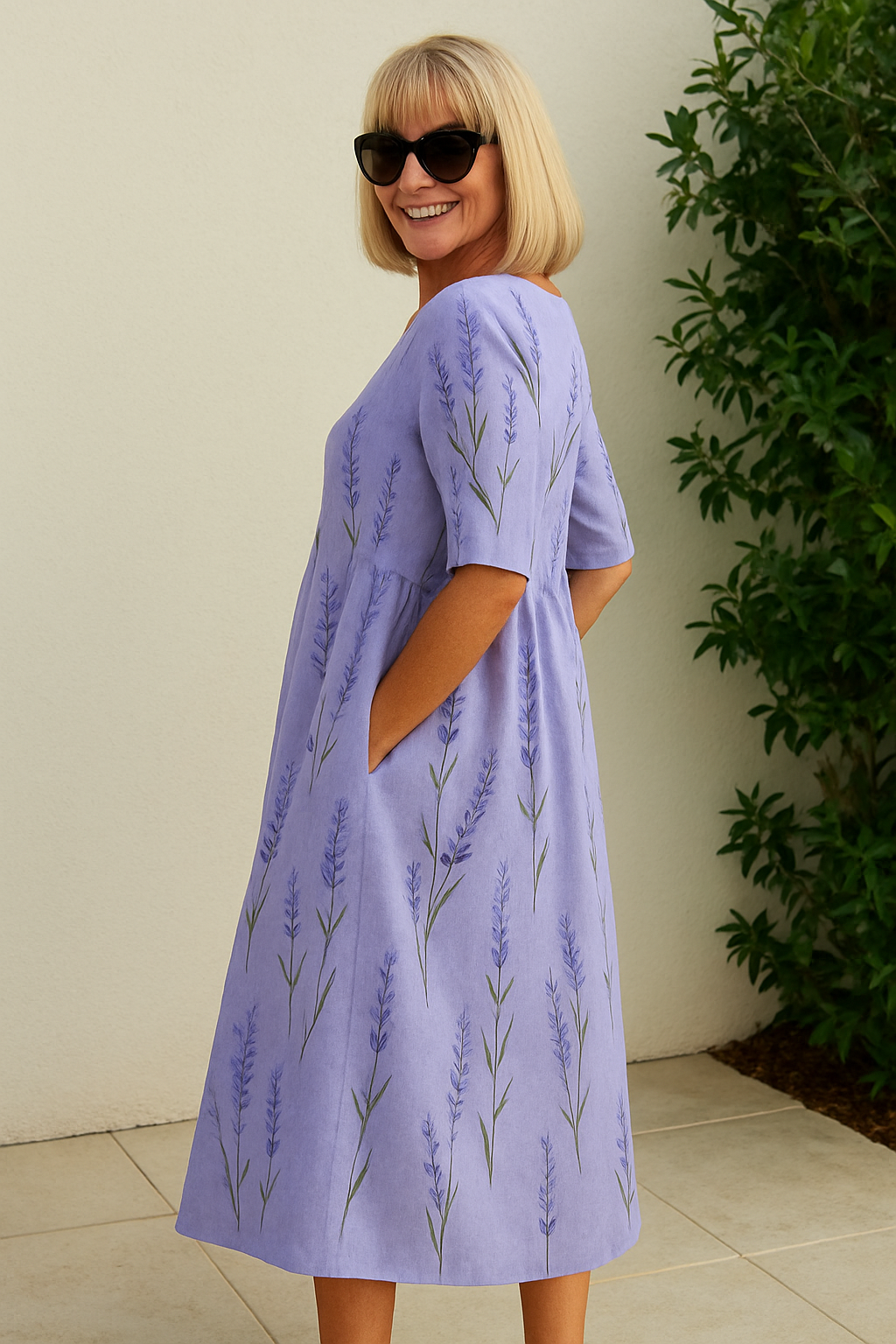 LUNA RELAXTE MIDI-JURK