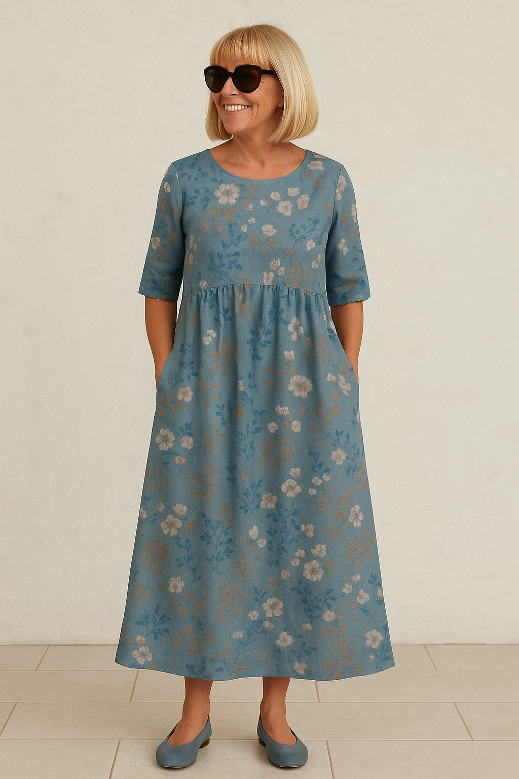 LUNA RELAXTE MIDI-JURK