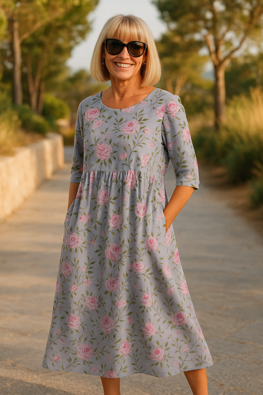 LUNA RELAXTE MIDI-JURK