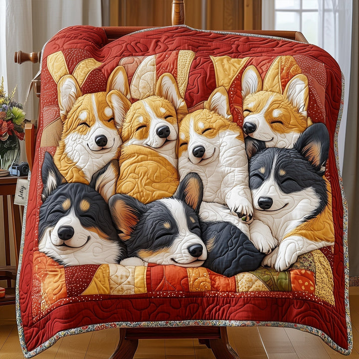 Astrid - Gewatteerde deken Corgi Knuffel Team