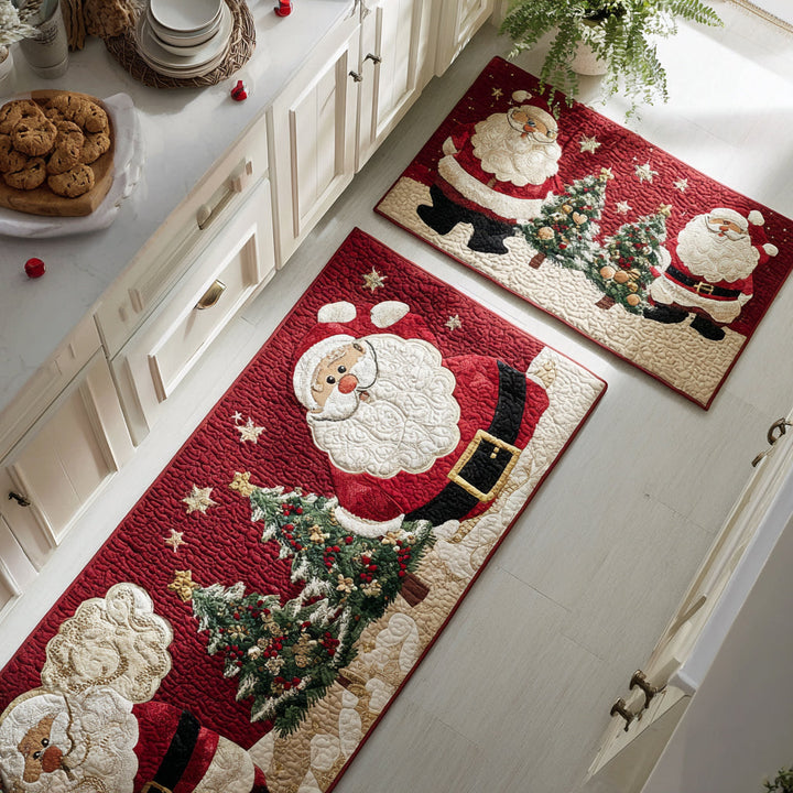 Truus - Keukenmat Kerst met Kerstman