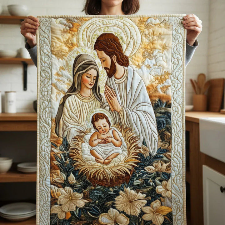 Gequilt Tafelkleed - Goddelijke Kribbe