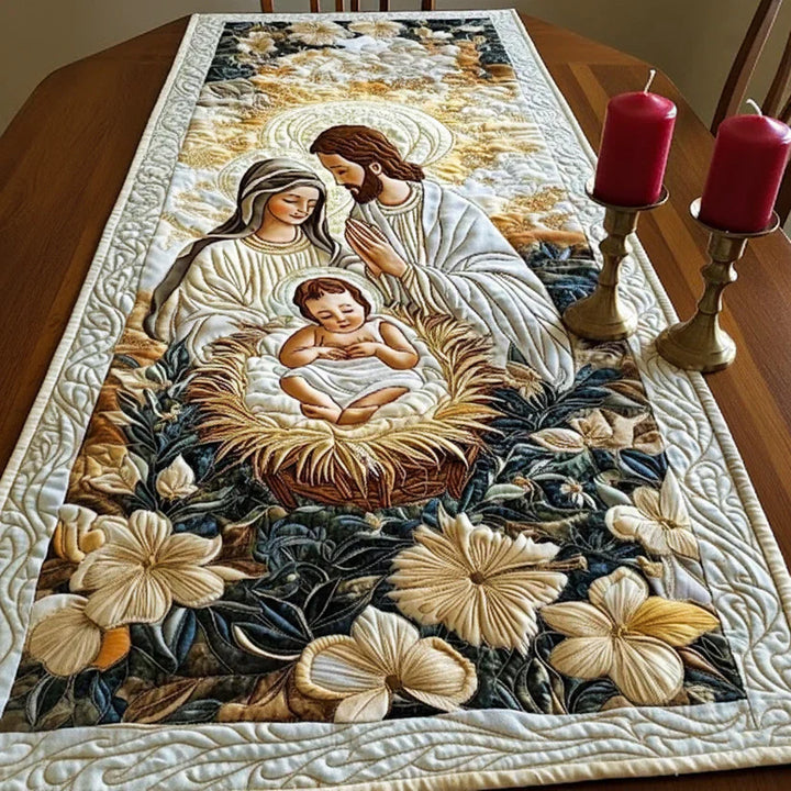 Gequilt Tafelkleed - Goddelijke Kribbe