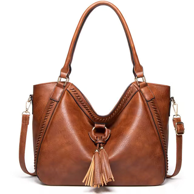 Andrea™ | Tijdloze leren tas