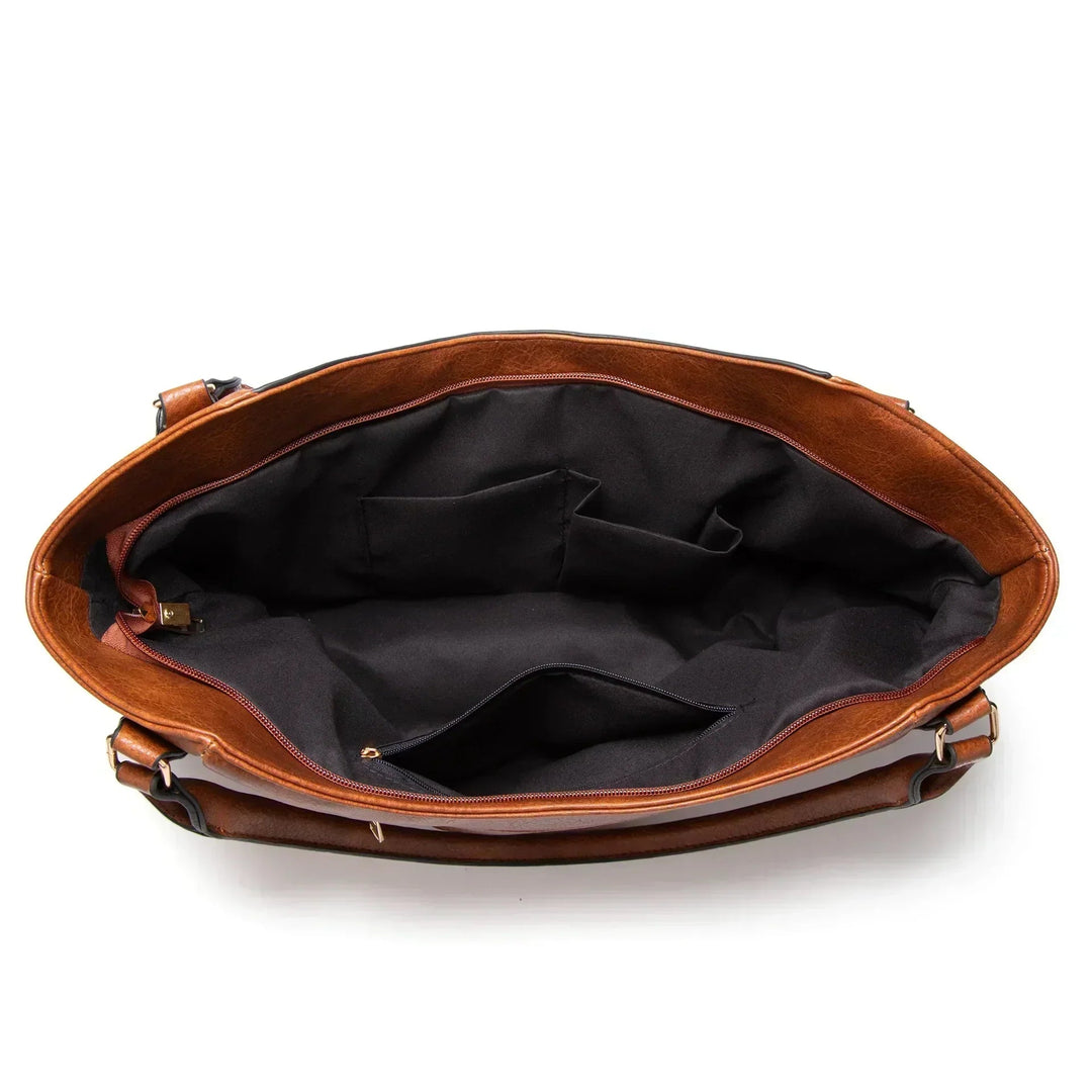 Andrea™ | Tijdloze leren tas