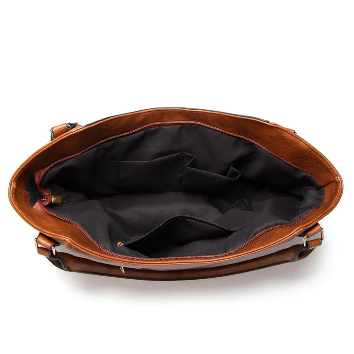 Andrea™ | Tijdloze leren tas