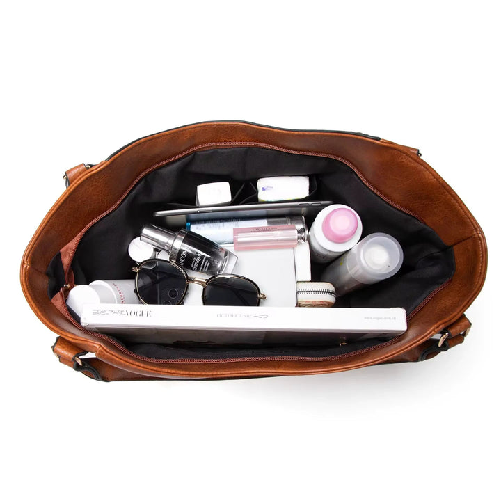 Andrea™ | Tijdloze leren tas