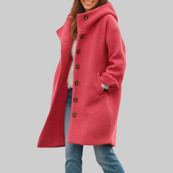 Freja | comfortabele halflange mantel voor elke dag
