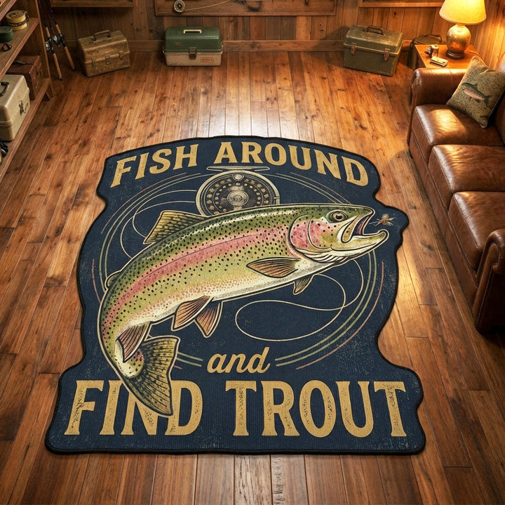Fleur - Decoratief vloerkleed Trova Gepersonaliseerd Vorm van Forel