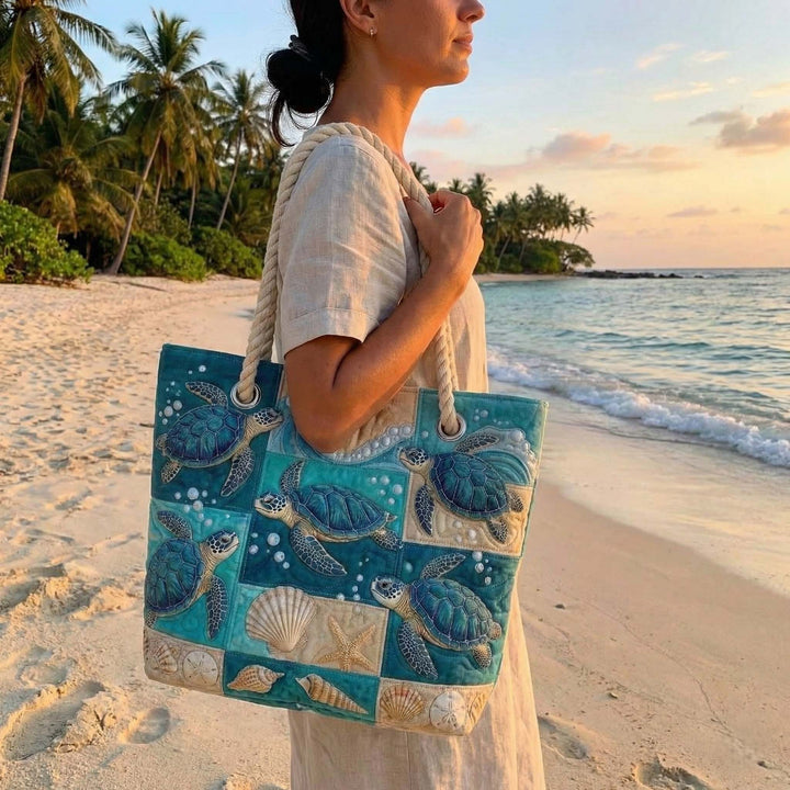 Saskia - Handgemaakte strandtas