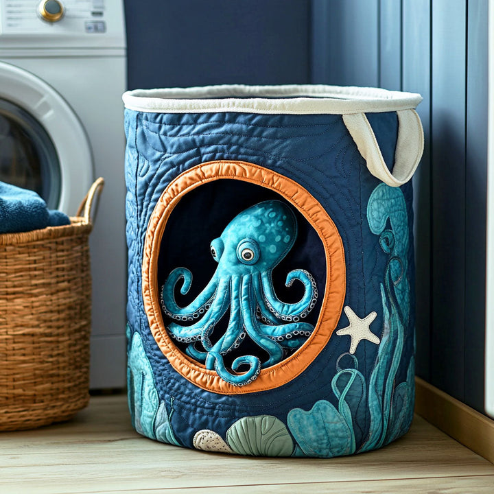 Gestoffeerde Wasmand - Verborgen Octopus