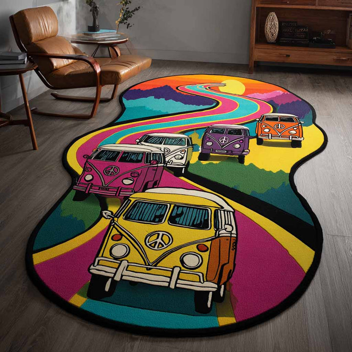 Ingrid - Decoratief vloerkleed Gepersonaliseerd Vorm Hippie Pad