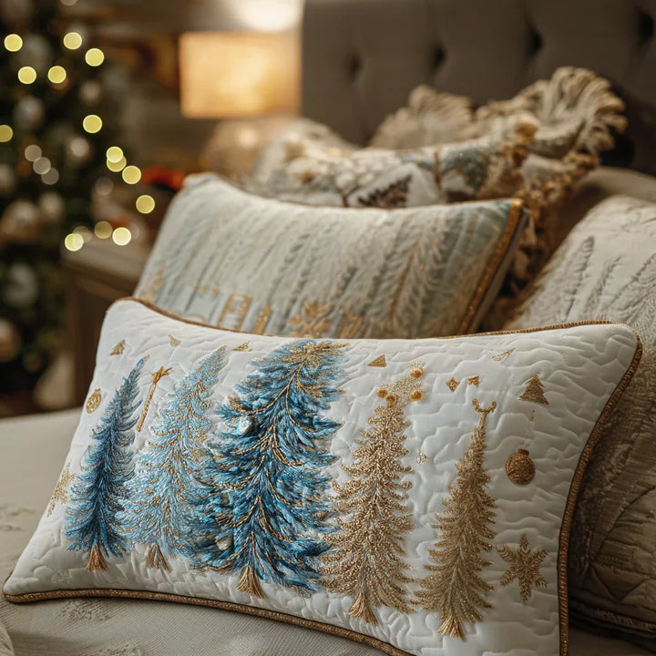 Gestoffeerde Kussenhoes - Feestelijk Bos