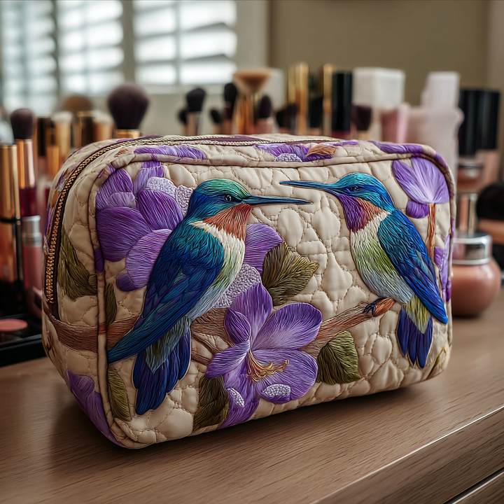 Wilma - Gewatteerde toilettas Verfijnd Kolibri