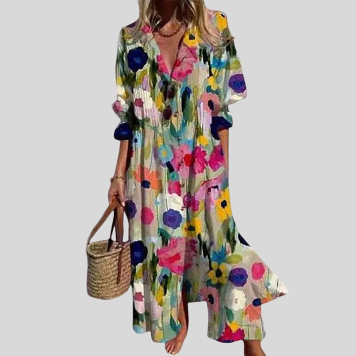 Zariah | Elegante bohemian maxi-jurk