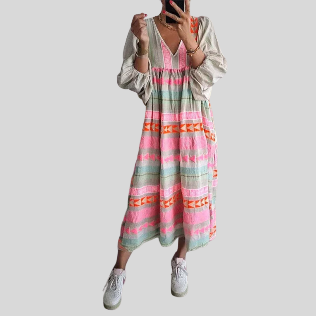 Jessenia - Comfortabele boho jurk