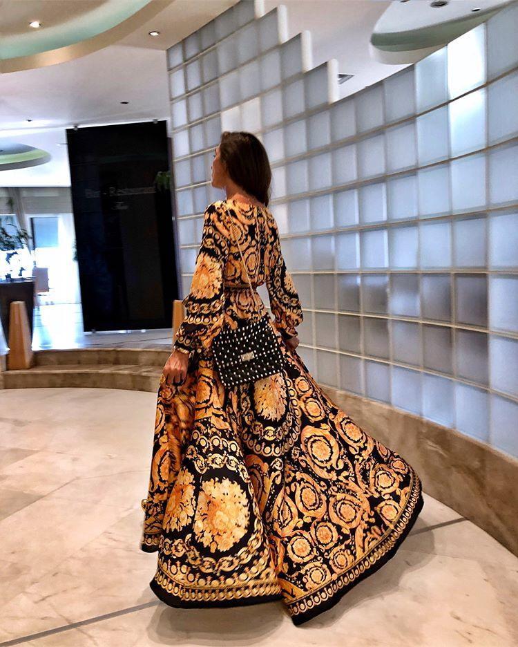 Faye - Boho jurk met print