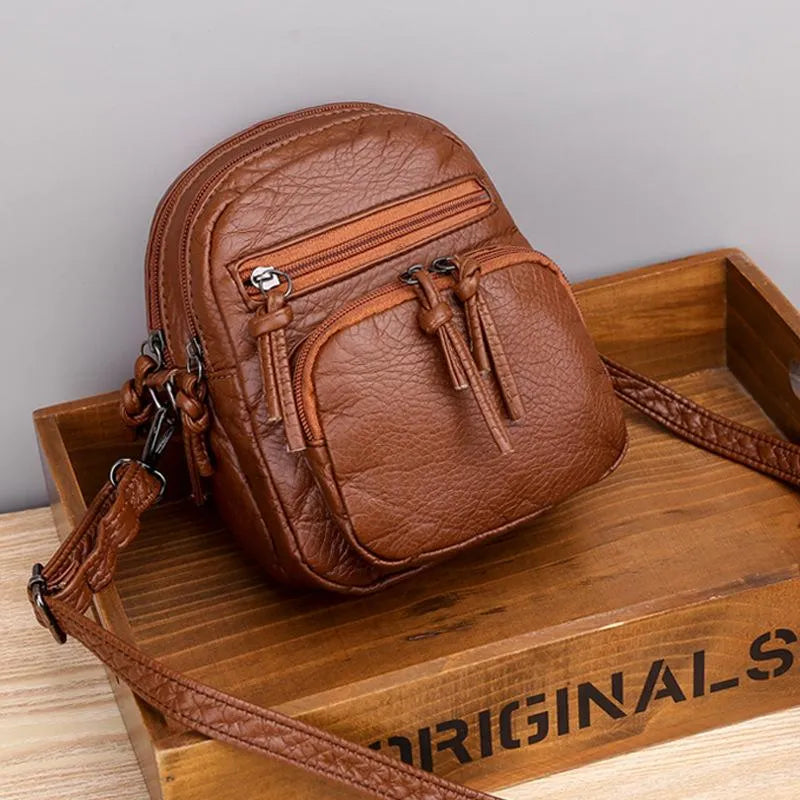 Sara™ | Minimalistische leren tas