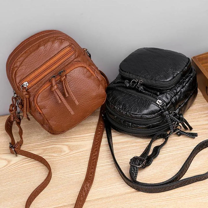 Sara™ | Minimalistische leren tas