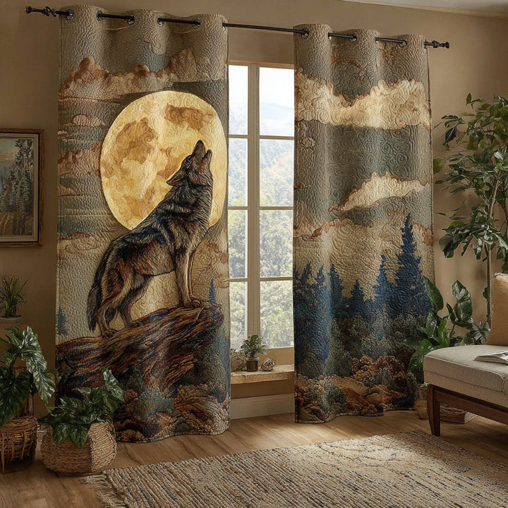 Vouwgordijn Luna Wolf Majesty NCU0HH1592