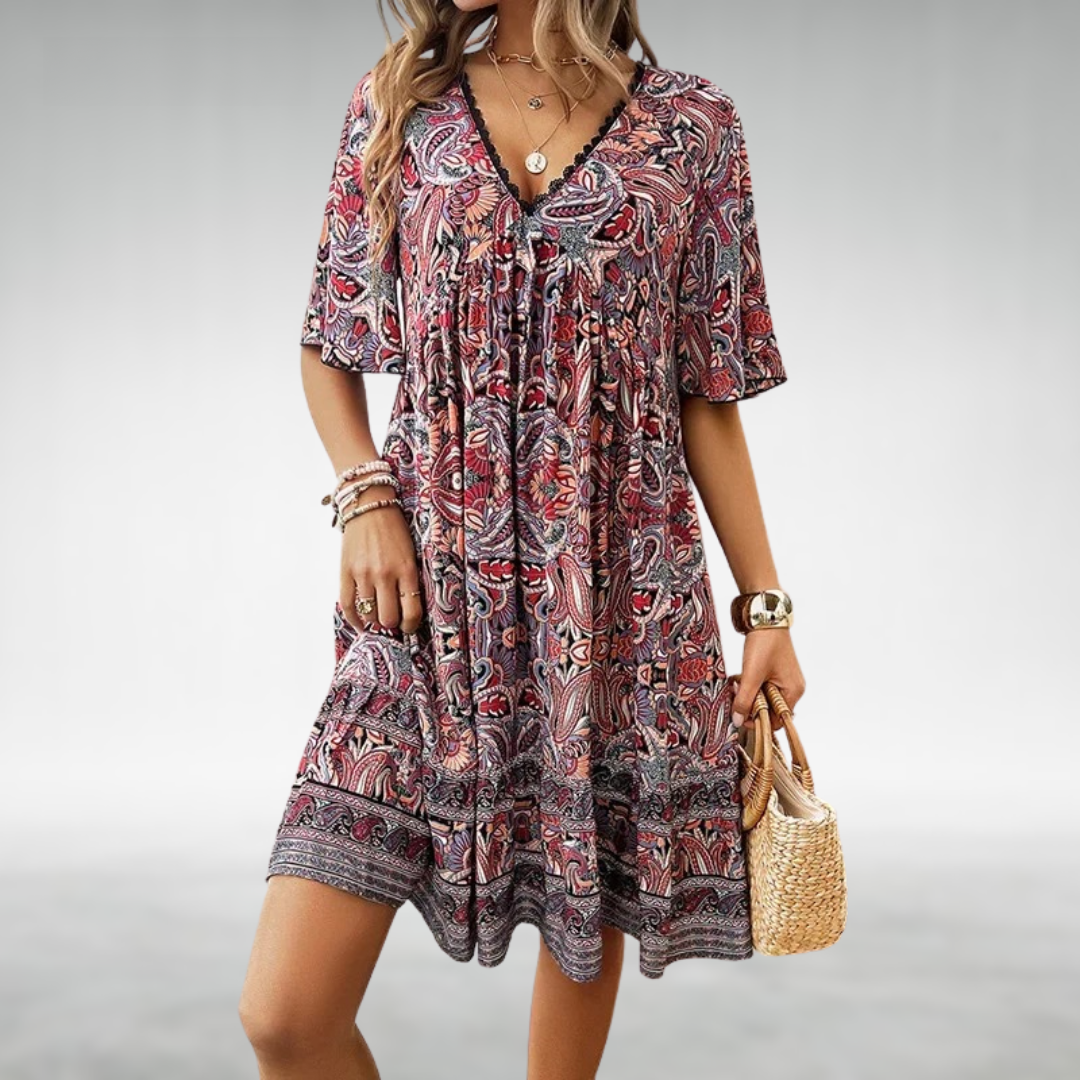 Quinley - Boho swingjurk