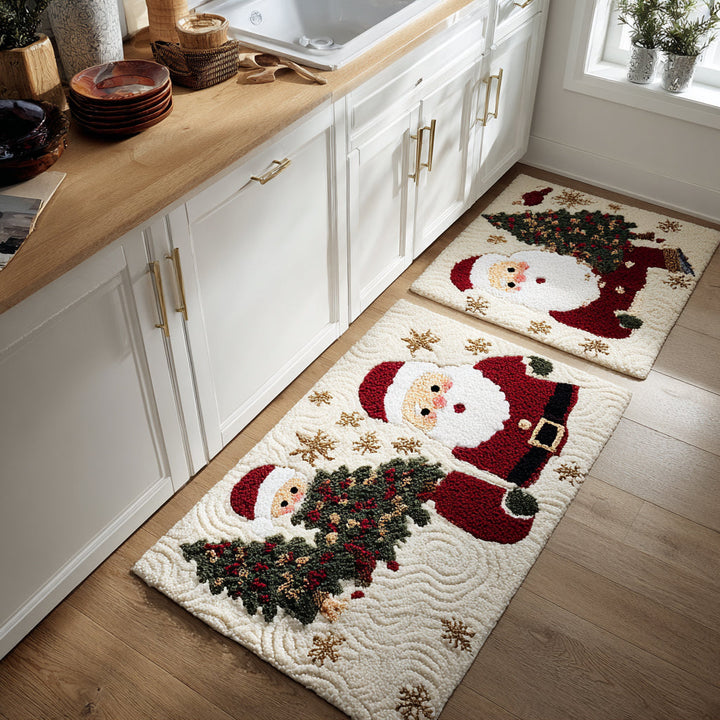 Annie - Keukenmat Kerst met Reis Feestelijk
