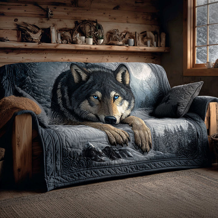Roos - Gewatteerde bankhoes Wolf
