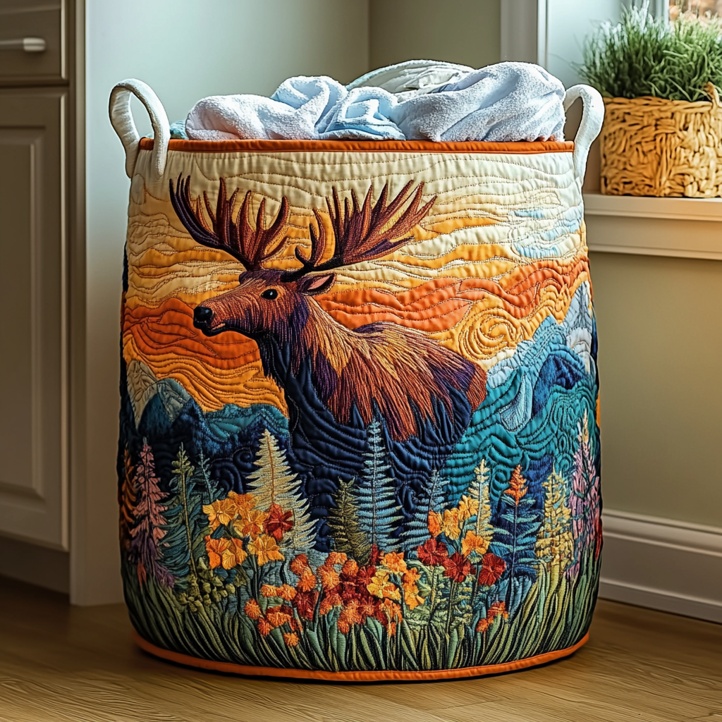 Gestoffeerde Wasmand - Bos