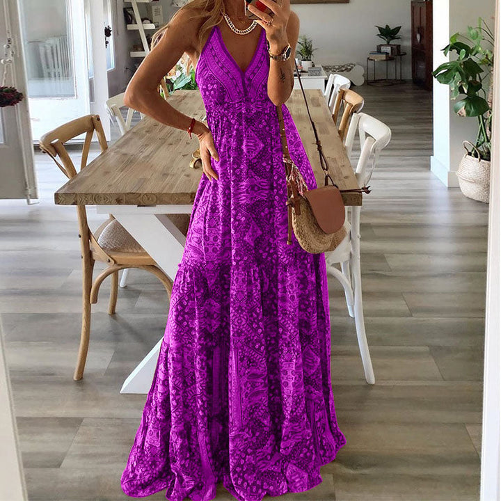 Gweneth - Mouwloze boho jurk