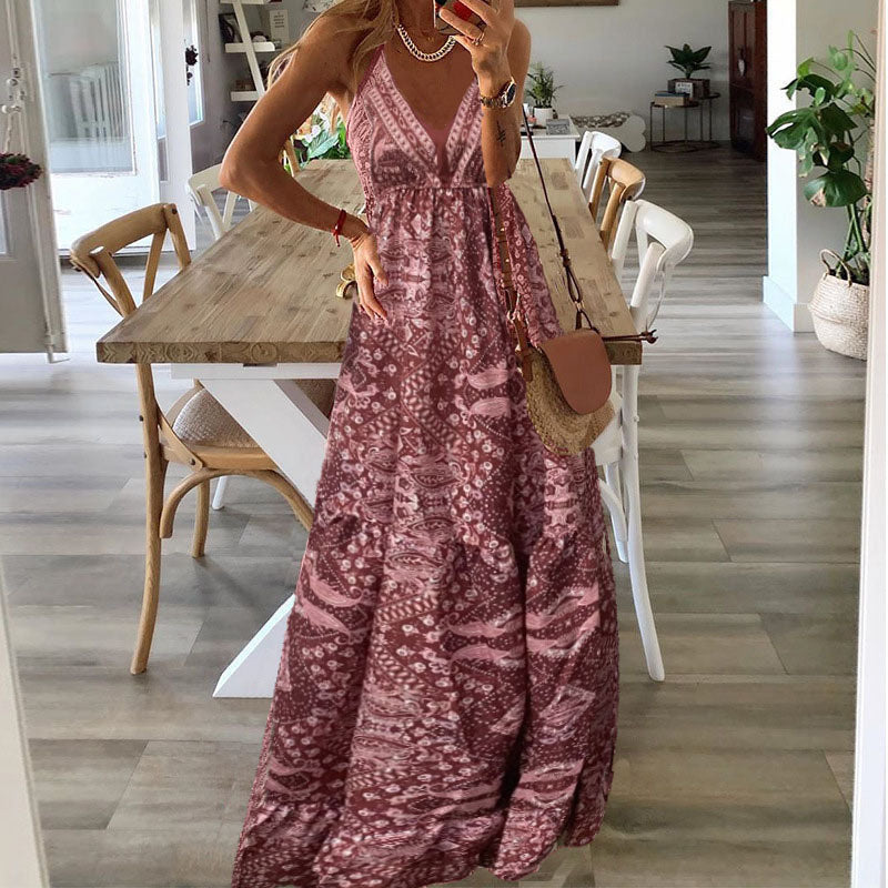 Gweneth - Mouwloze boho jurk