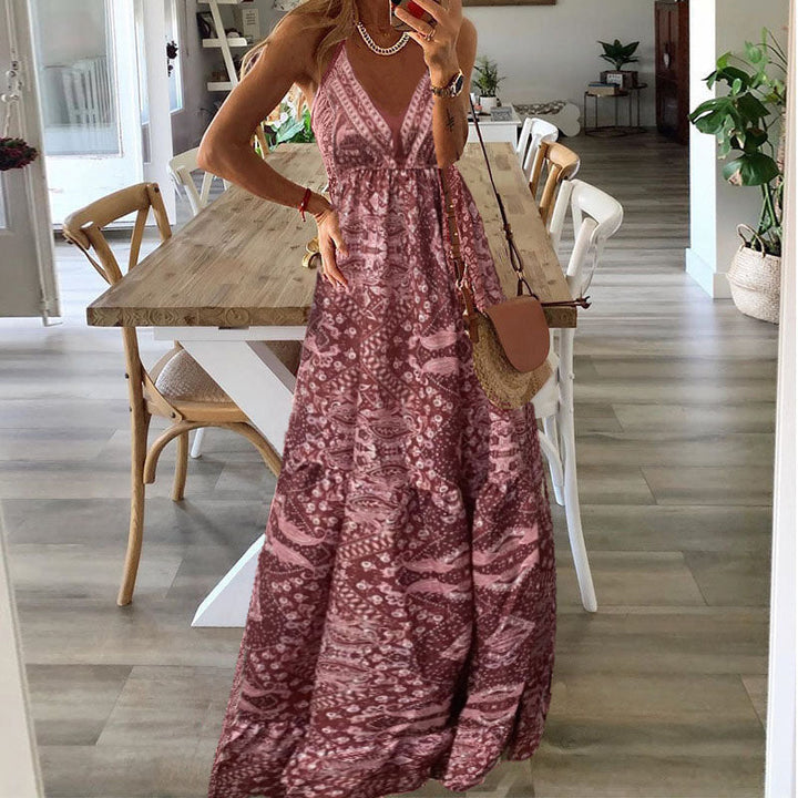Gweneth - Mouwloze boho jurk