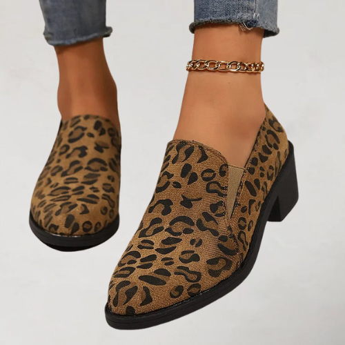 Angelique™ | loafers met luipaardprint