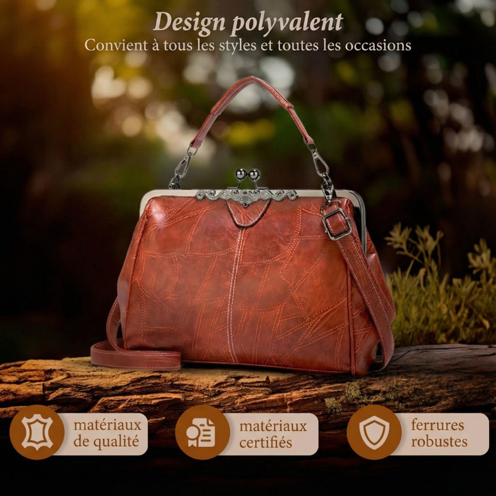 Lily™ | Vintage leren tas