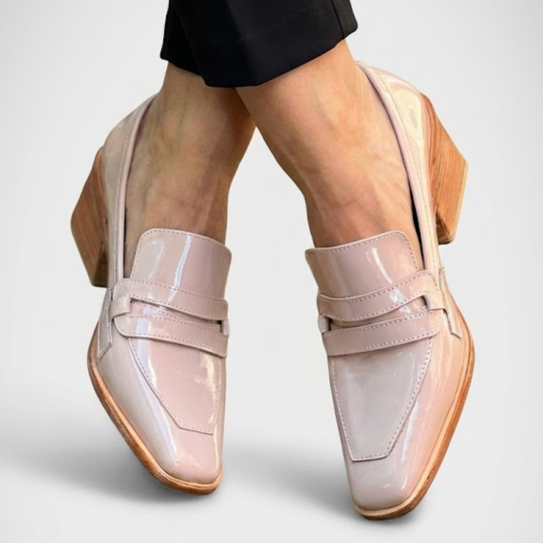 Elaine | Glanzende loafers
