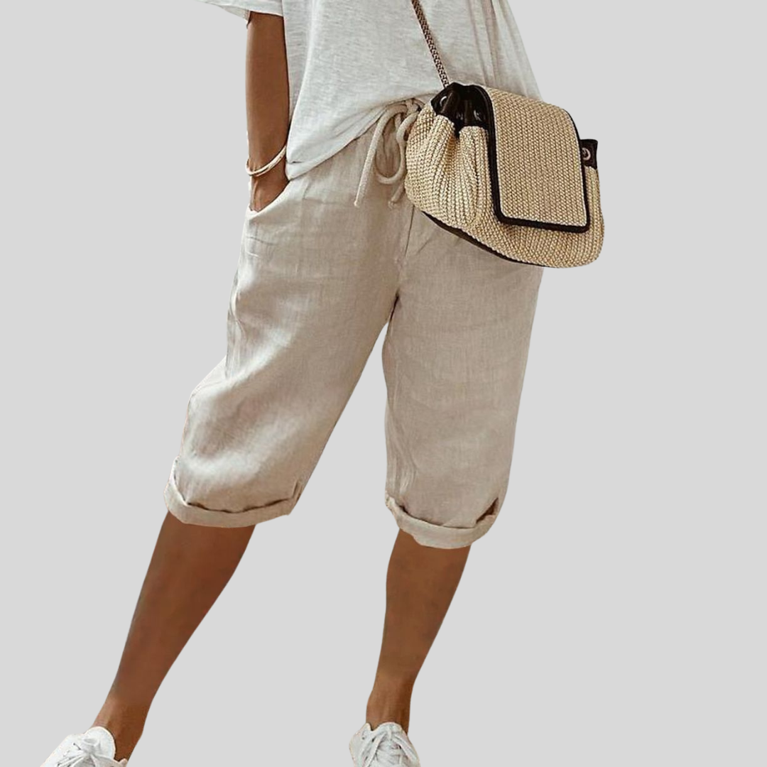 Elegante soepelvallende comfortshort