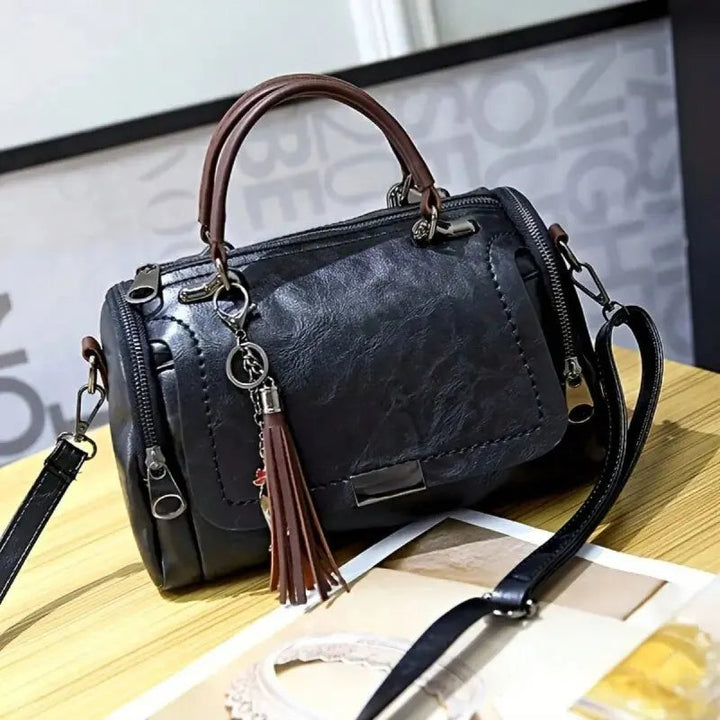 Julie™ | Leren tas met structuur